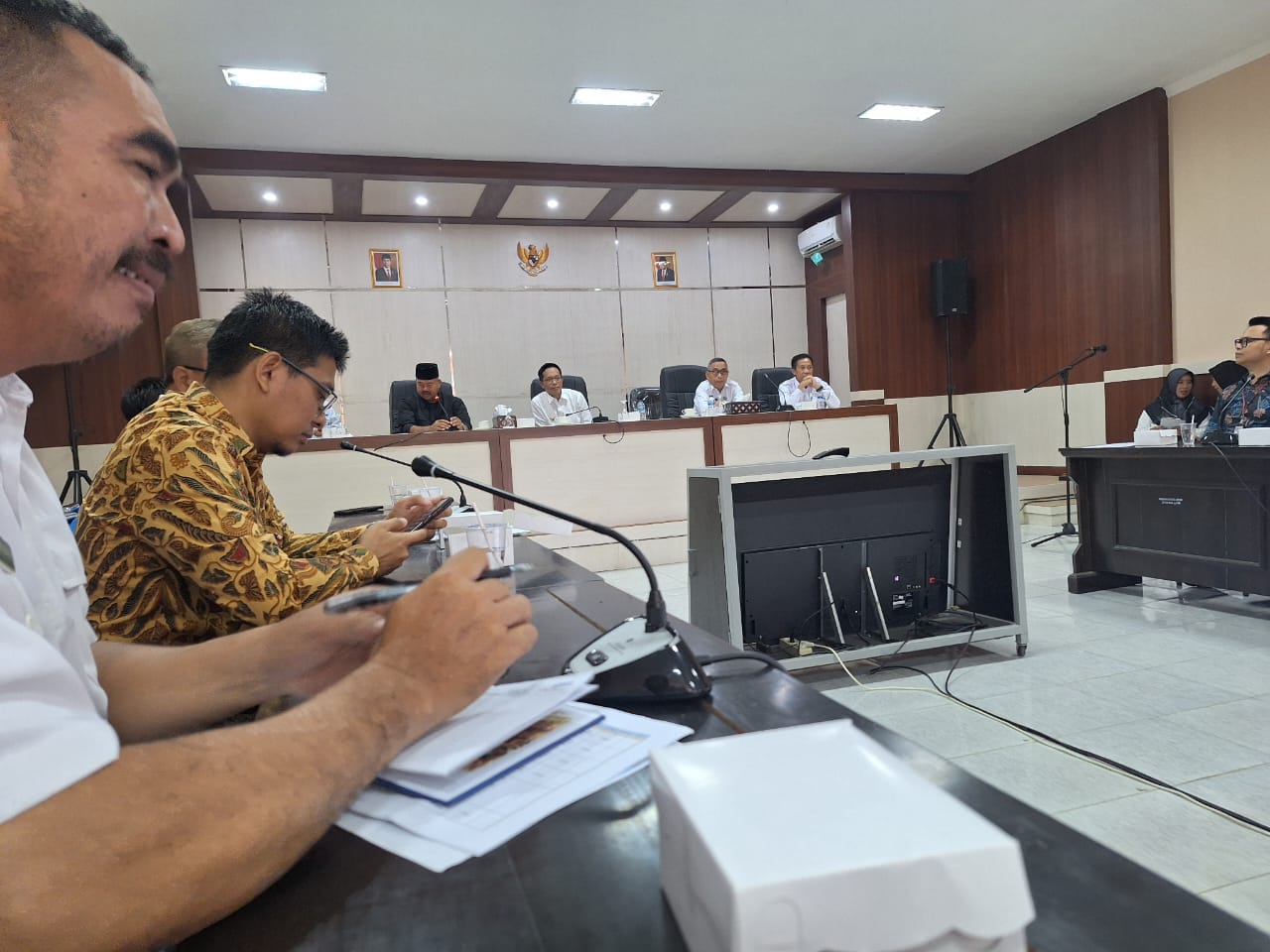 Kunker Bupati Kutai Kertanegara terkait Program Percepatan Akses Keuangan Daerah(TPAKD) pada Program Lotim Berkembang di Rupatama 1. (01-11-2023)